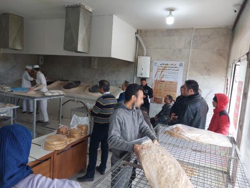 عکس نانوایی لواش تنوری کاشمری رضا