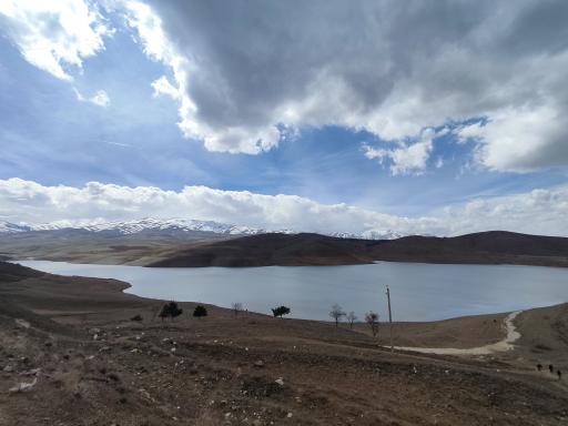 عکس دریاچه سد اکباتان