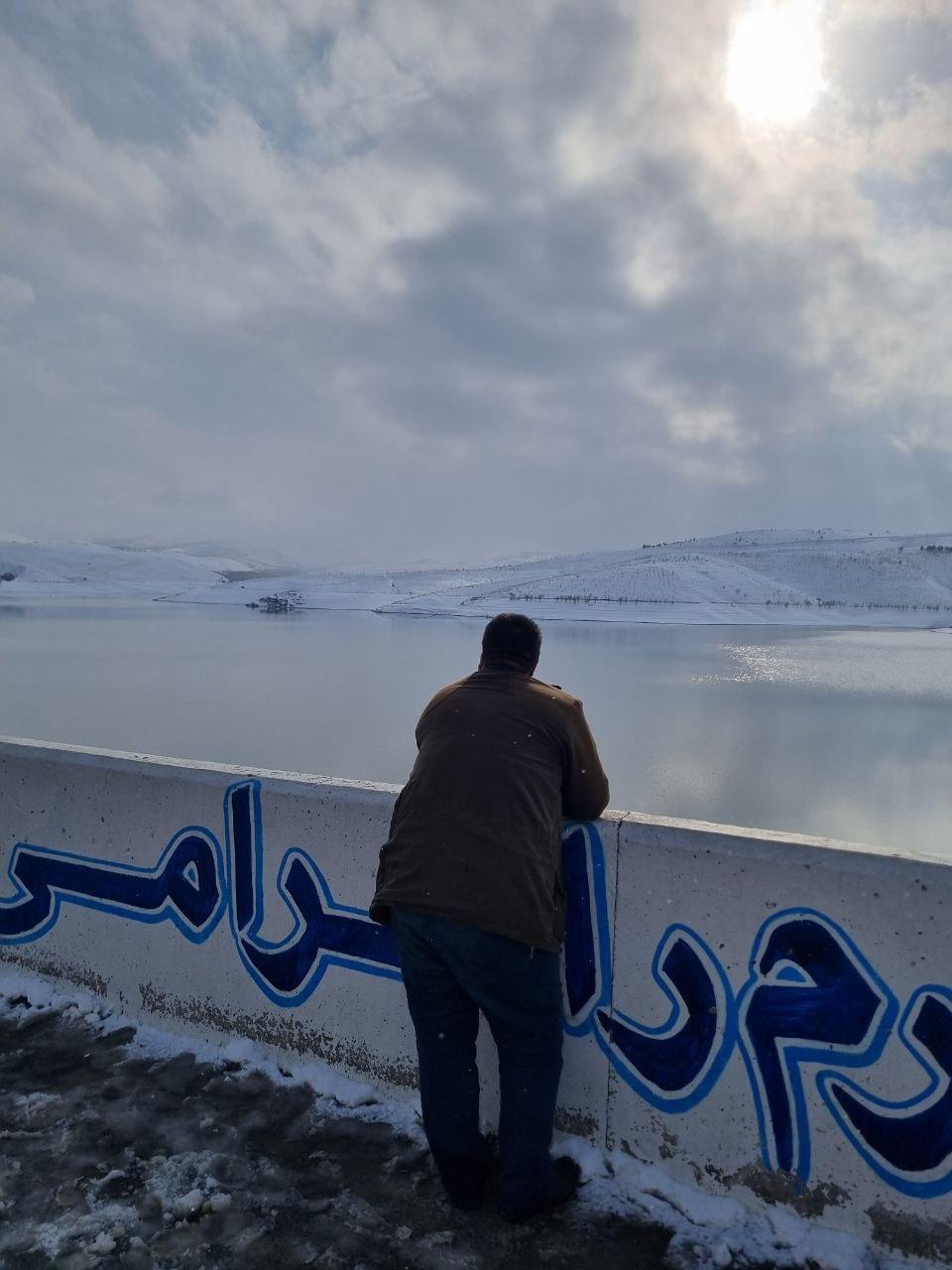 عکس دریاچه سد اکباتان