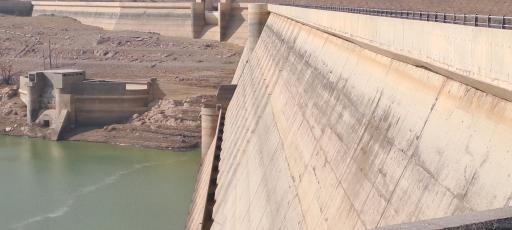 عکس دریاچه سد اکباتان