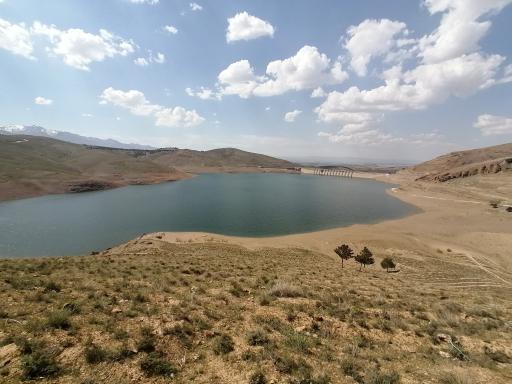عکس دریاچه سد اکباتان