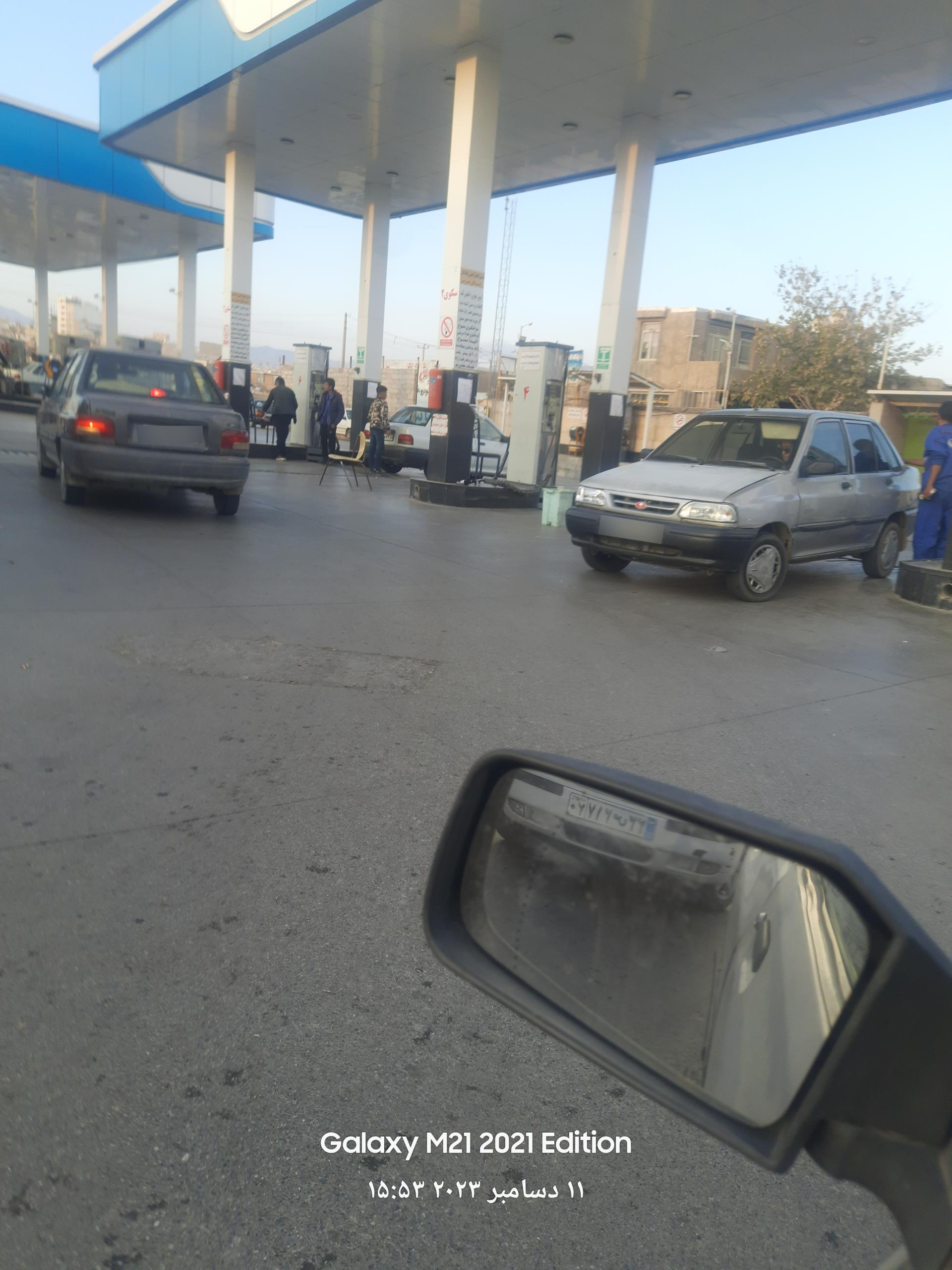 عکس جایگاه سوخت (بنزین و CNG)