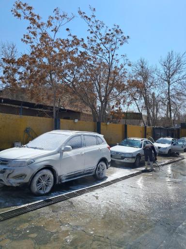 عکس کارواش باران