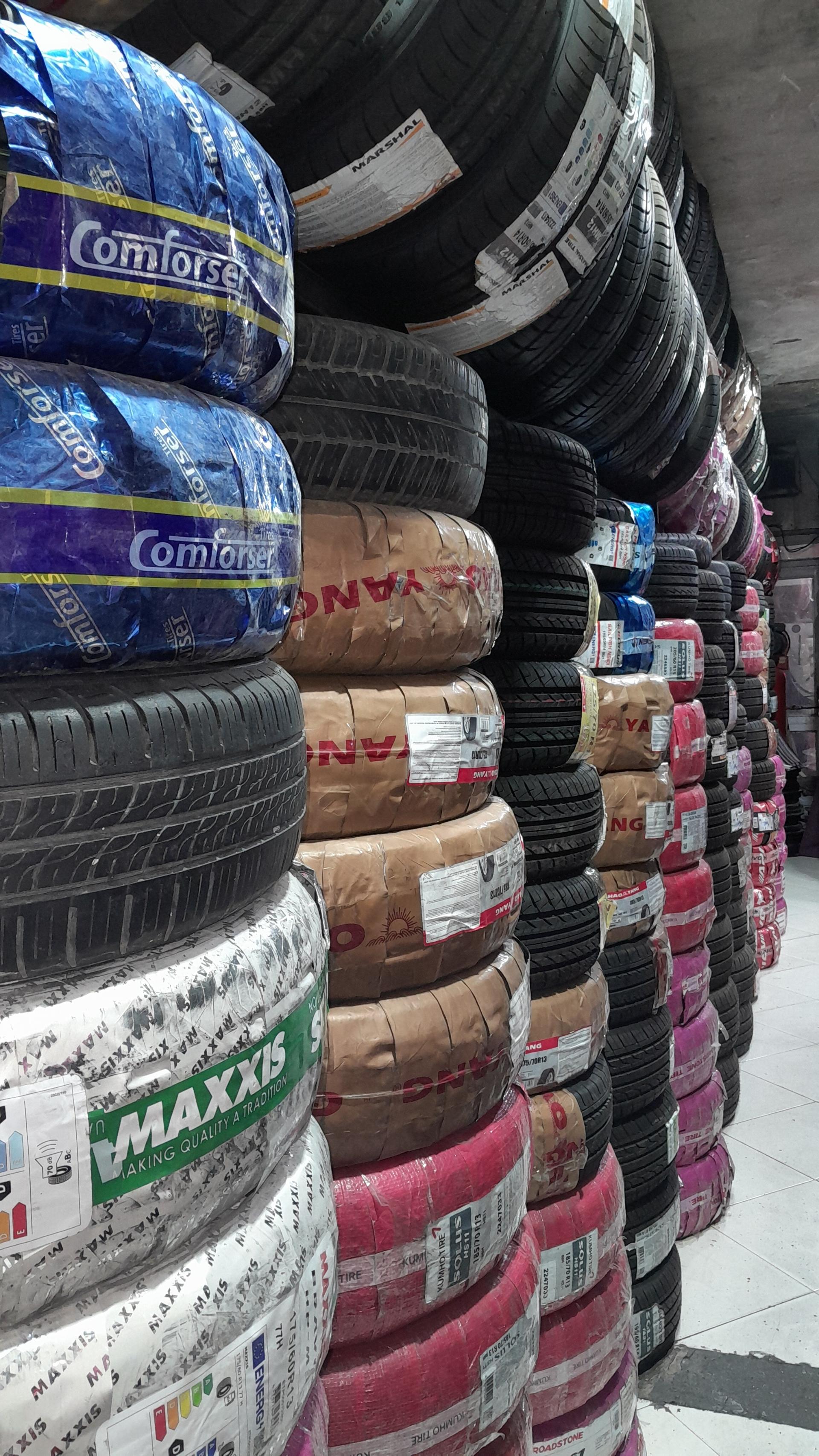 عکس تایر لاستیک تعاونی فروشی خدمات تیوبلس