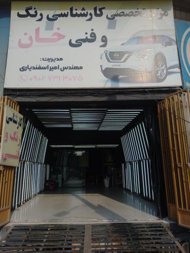 عکس کارشناسی رنگ خان