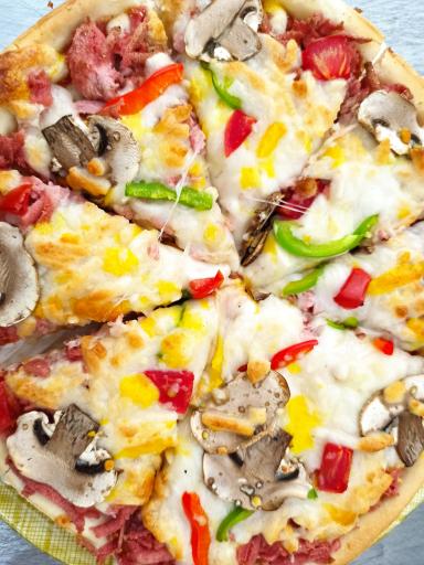 عکس پیتزا ساندویچ