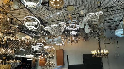 عکس لوستر سرابی