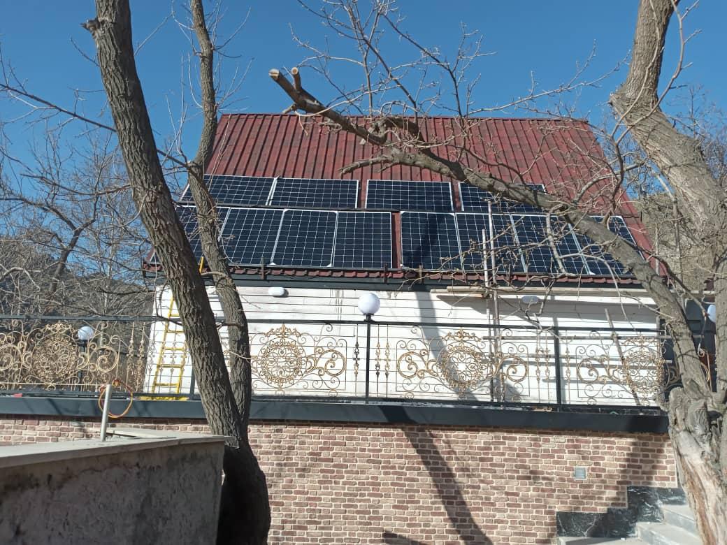 عکس پنل برق خورشیدی سولار