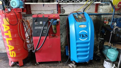 عکس شارژ کولر و نصب دزگیر و بخاری رضوانی