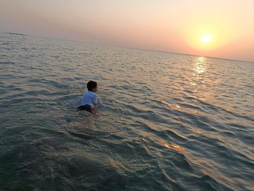 عکس ساحل زیبای شنی بوشهر