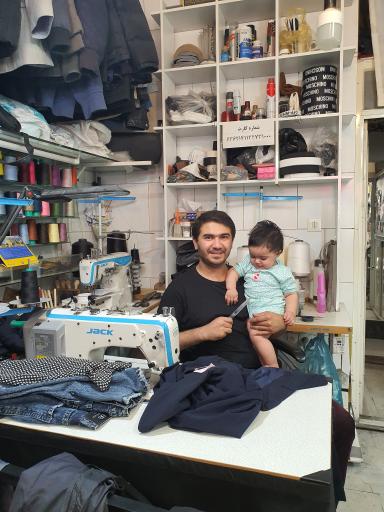 عکس خیاطی صداقت