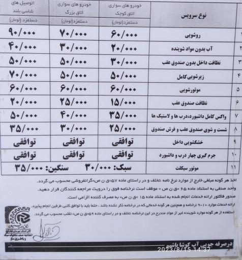 عکس کارواش نوین 