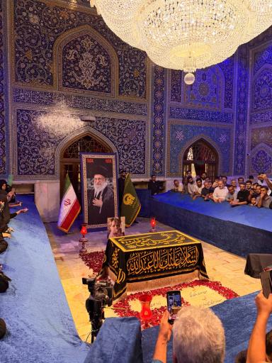 عکس آرامگاه رهبر شهید آیت الله العظمی سید علی حسینی خامنه‌ای 
