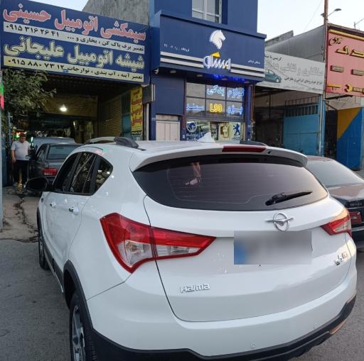 عکس شیشه اتومبیل علیجانی