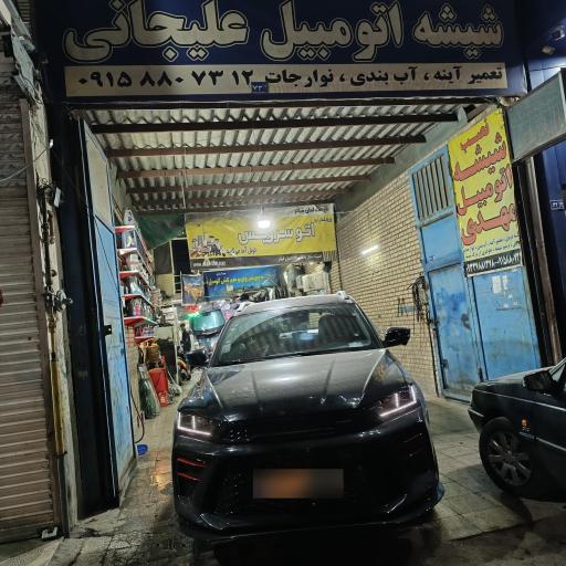 عکس شیشه اتومبیل علیجانی