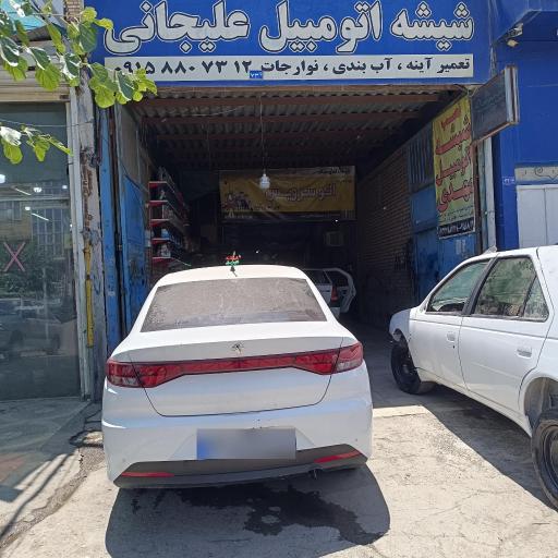 عکس شیشه اتومبیل علیجانی