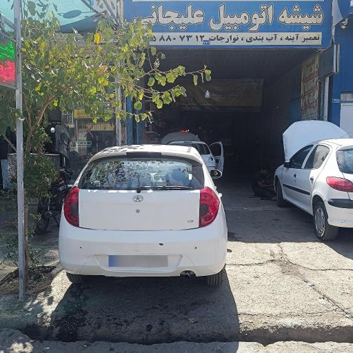 عکس شیشه اتومبیل علیجانی