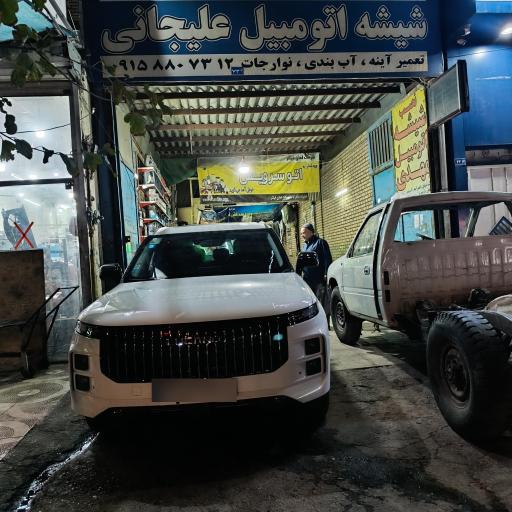 عکس شیشه اتومبیل علیجانی