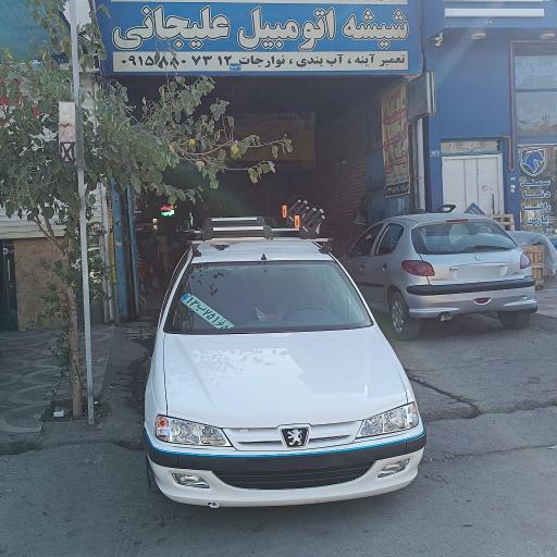 عکس شیشه اتومبیل علیجانی