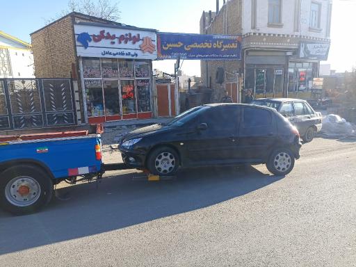 عکس امداد خودرو همدان حمید حسینی