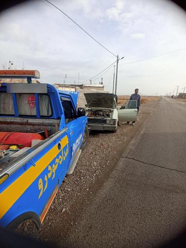 عکس امداد خودرو همدان حمید حسینی