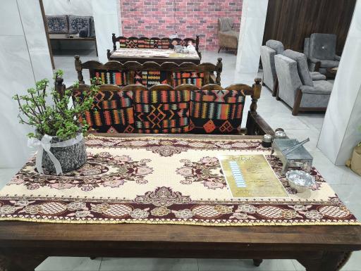 عکس سفره خانه باغ سیب 
