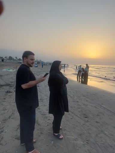 عکس ساحل تفریحی نور