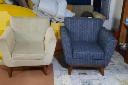 عکس تعمیرات مبل قاف