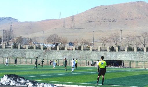 عکس زمین چمن مصنوعی فوتبال 