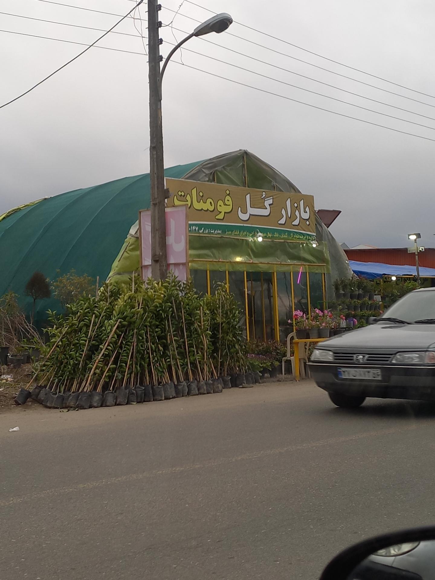 عکس بازار گل فومنات