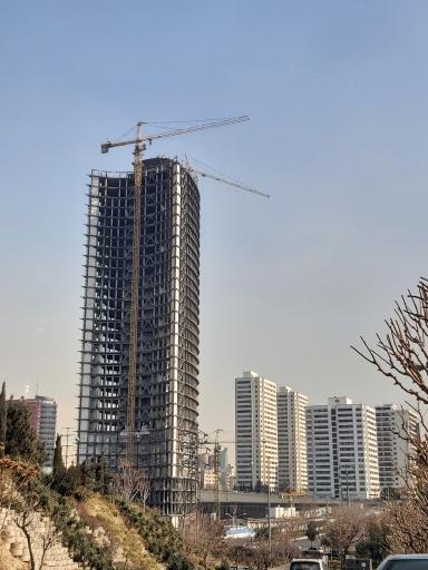 عکس برج دو قلوی مخابرات