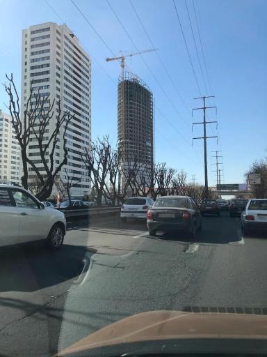 عکس برج دو قلوی مخابرات