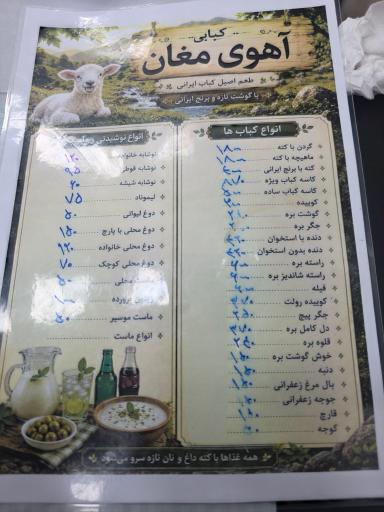 عکس کبابی آهوی مغان