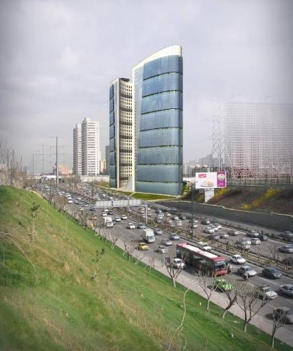 عکس برج دو قلوی مخابرات