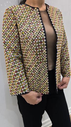 عکس گلی بافتنی