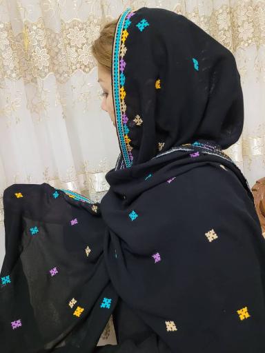 عکس گلی بافتنی