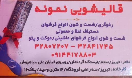عکس قالیشویی نمونه