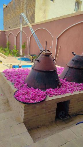 عکس کارگاه گلابگیری سرای گل