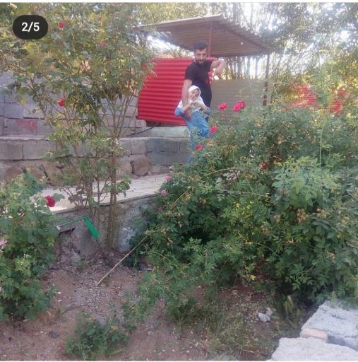 عکس سفره باغ سنتی شب های گرمی