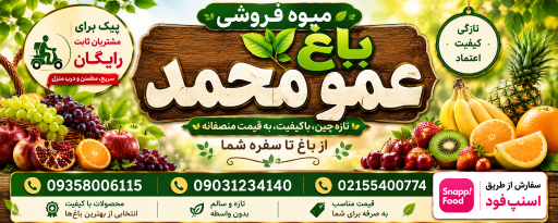 عکس میوه فروشی عمو محمد