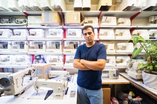 عکس فروشگاه و تعمیرگاه چرخ خیاطی سبحان