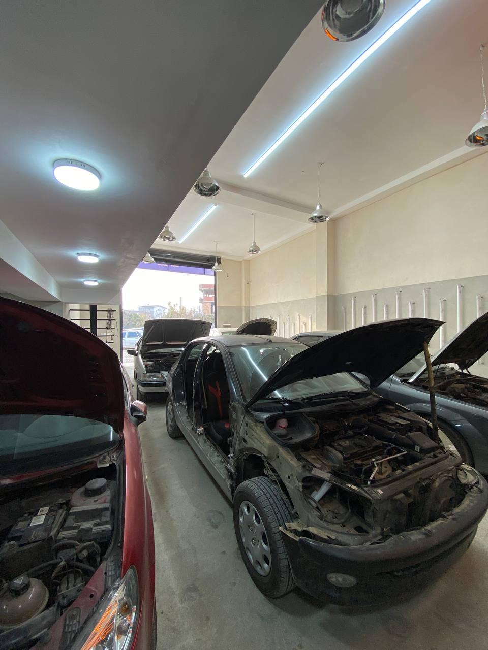 عکس صافکاری و شاسی کشی امید 