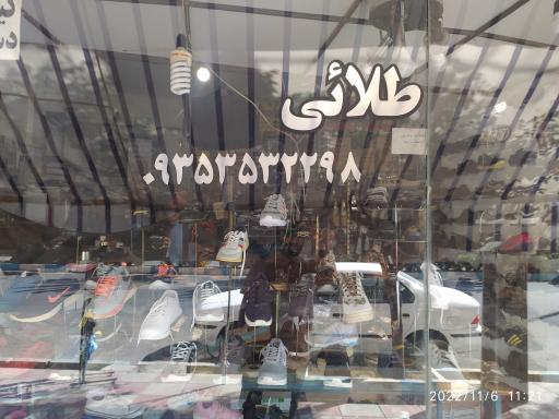 عکس کیف و کفش طلائی