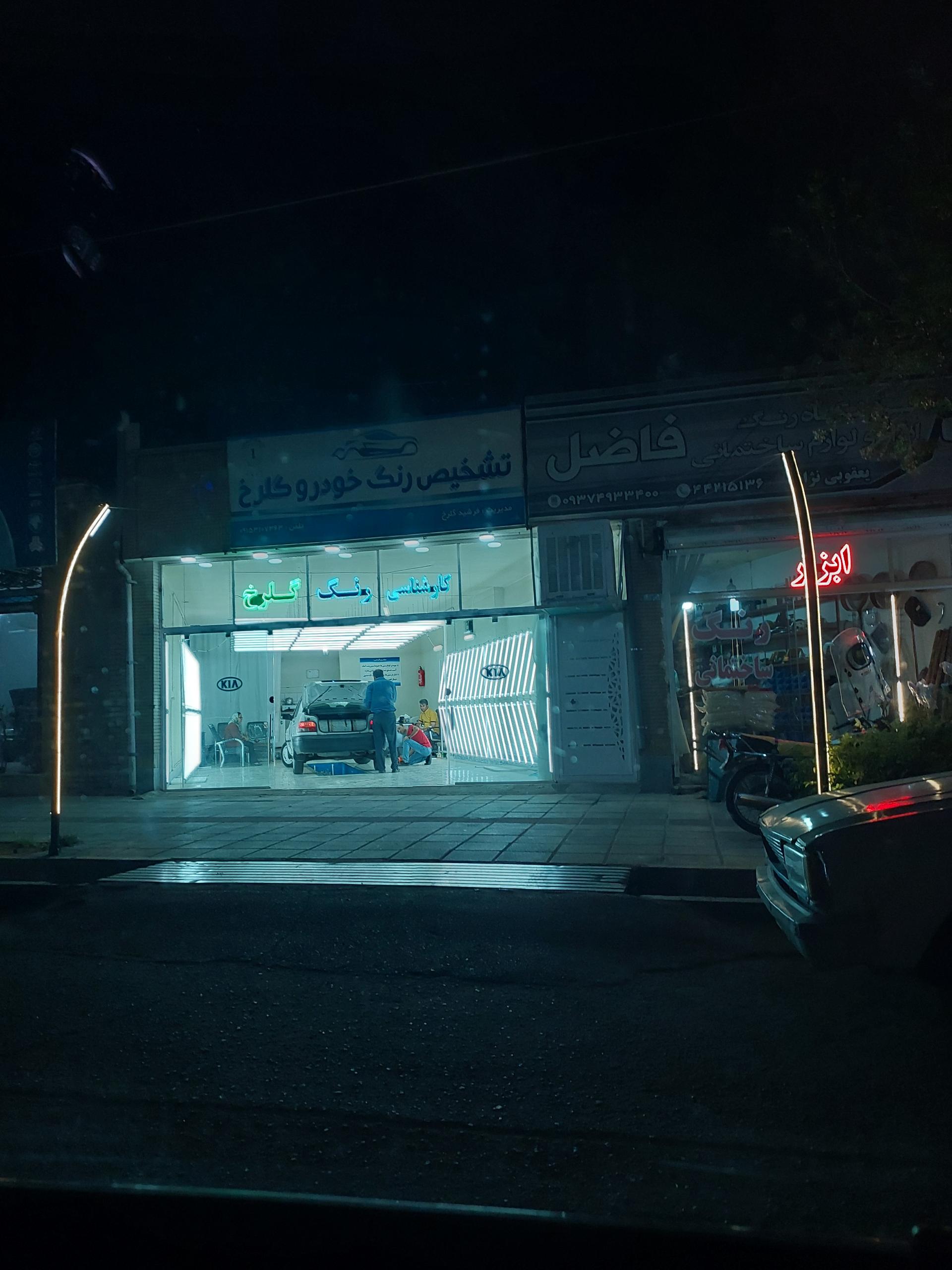 عکس تشخیص رنگ خودرو گلرخ