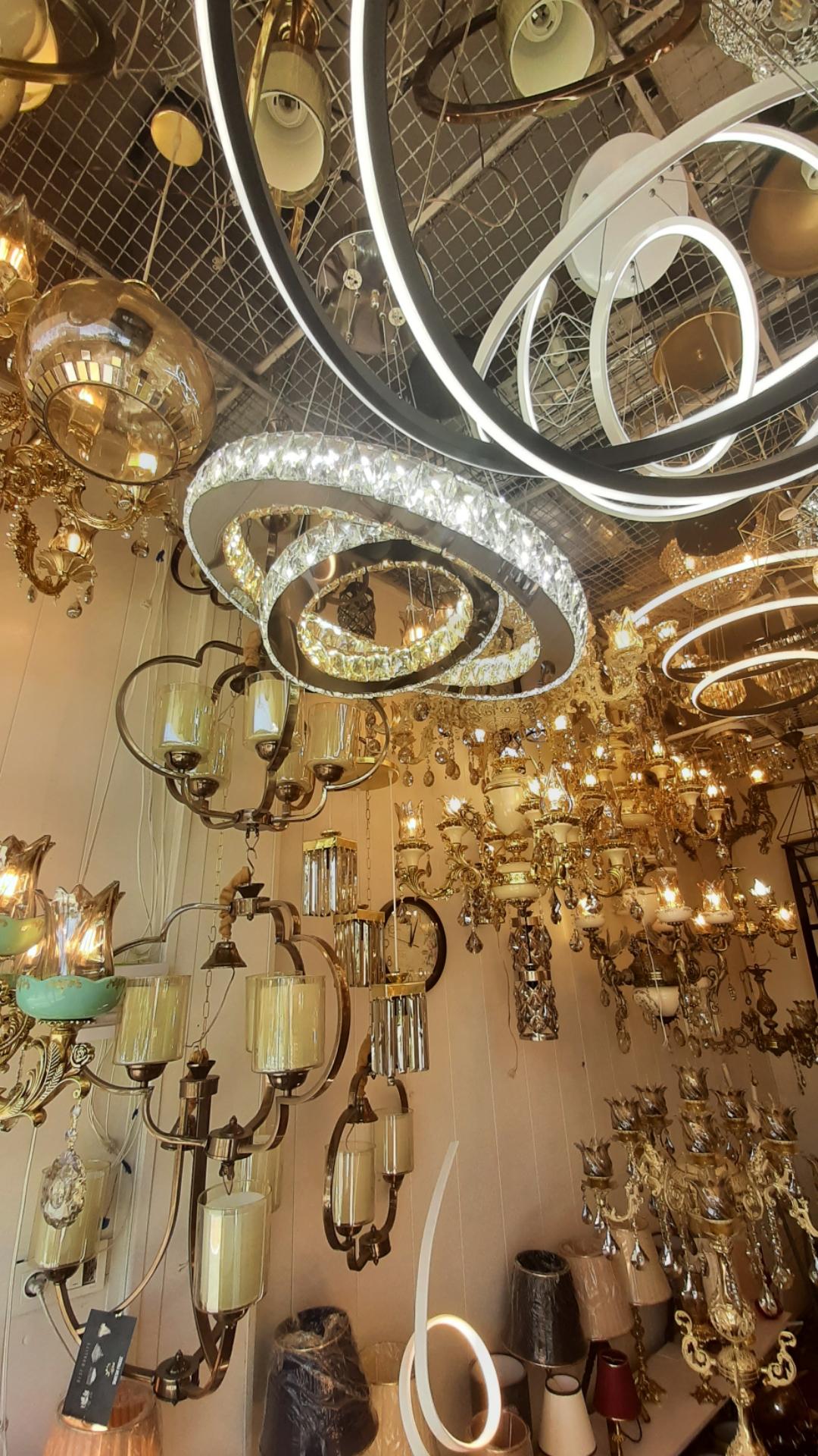 عکس لوستر سرابی