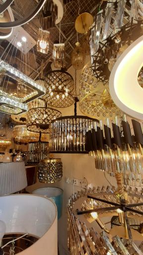 عکس لوستر سرابی