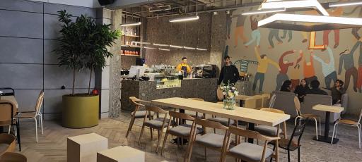 عکس قهوه لمیز شعبه سعادت آباد