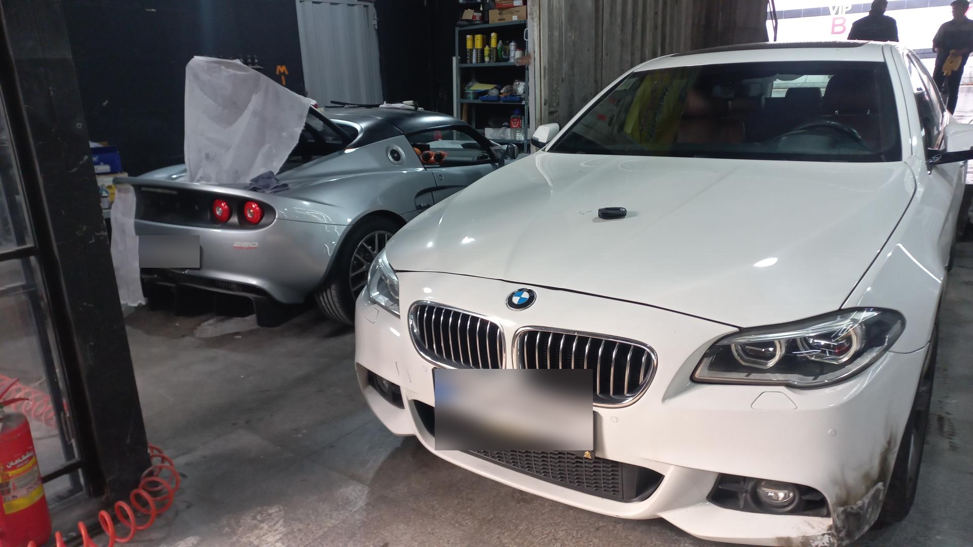 عکس صافکاری پدر پسر 