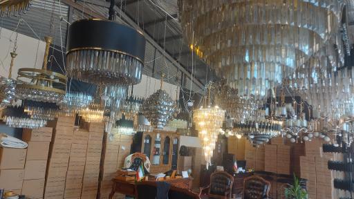 عکس نمایشگاه لوستر پارسیان