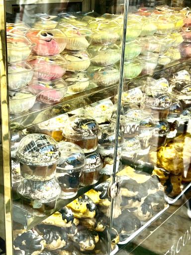 عکس دسر و شیرینی آبی 